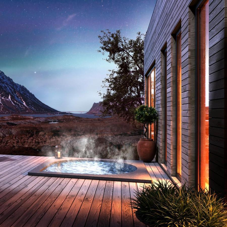 New! Luxury Cabin In Beautiful Lofoten Kleppstad Εξωτερικό φωτογραφία