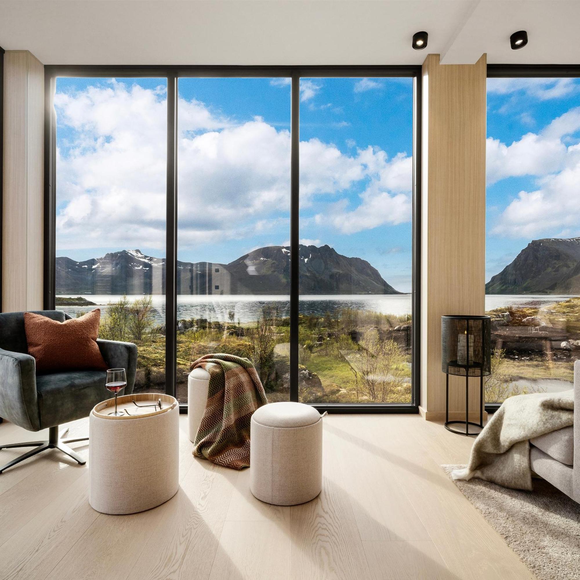 New! Luxury Cabin In Beautiful Lofoten Kleppstad Εξωτερικό φωτογραφία
